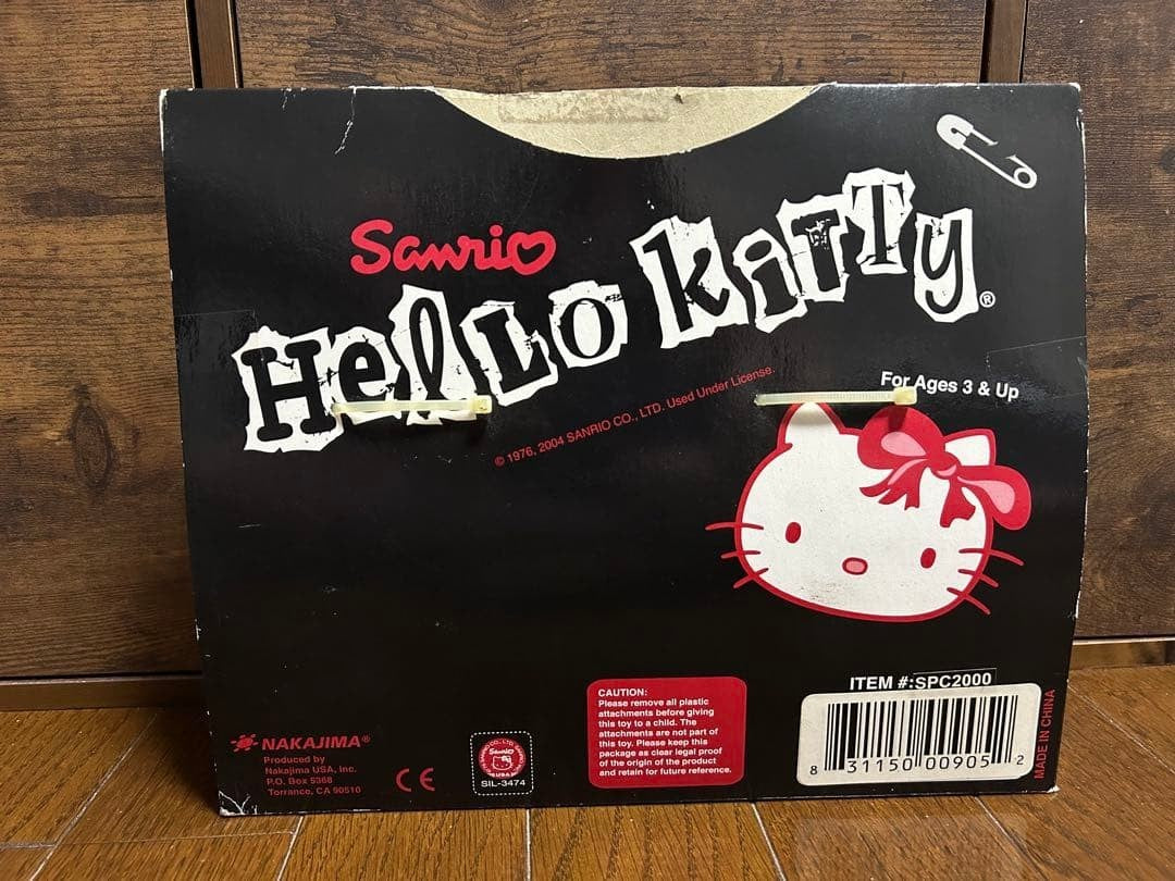 Hello Kitty Punk Couple Plush Set, 2-piece, rare, used, collector's item