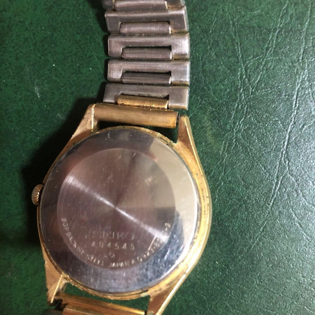 Showa Retro Seiko Quartz QZ A-0923-8000-G Men's