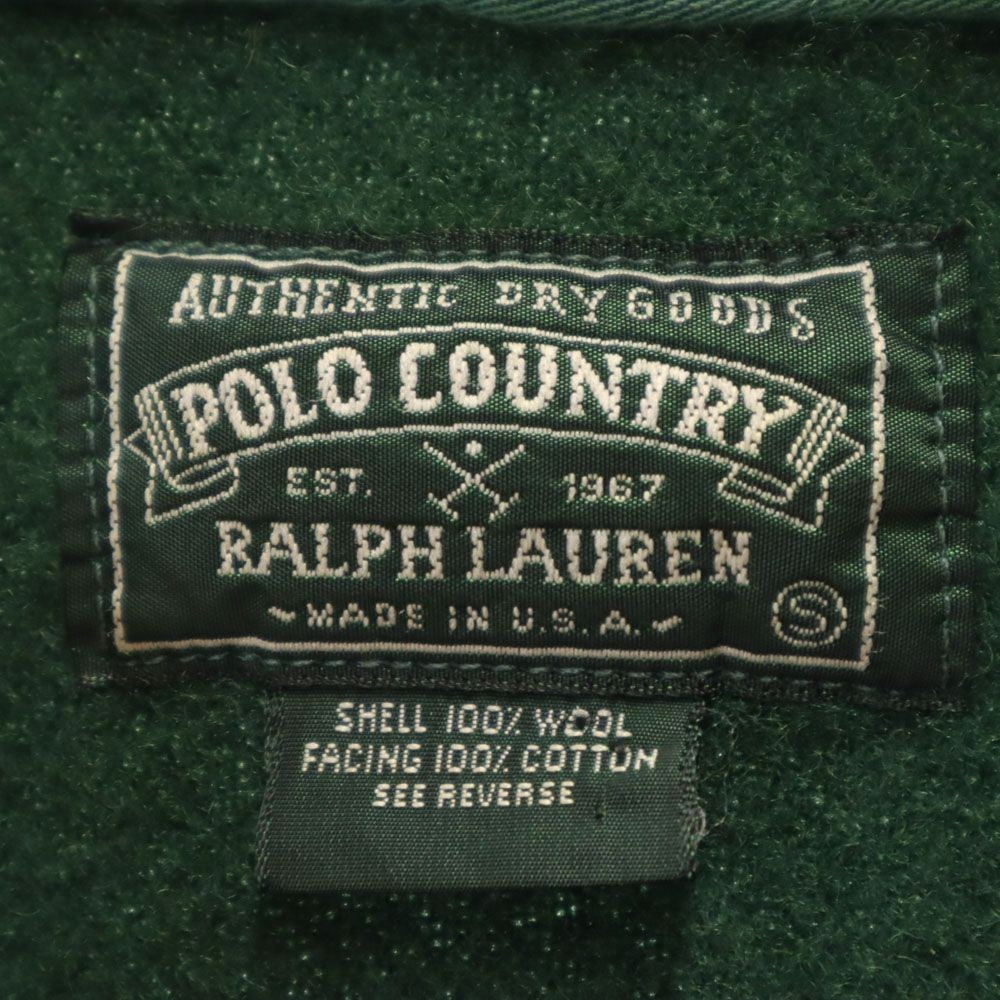 POLO COUNTRY 80s 90s Wool Old USA Made Long sleeve shirt S RALPH LAUREN Men's
