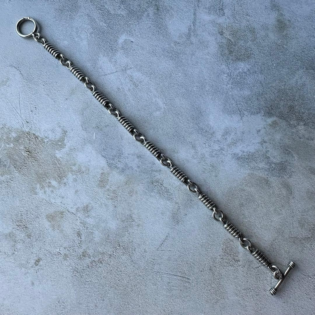 VINTAGE TAXCO Sterling Silver 925 Link Bracelet Boho Jewelry Unisex Men's Rare