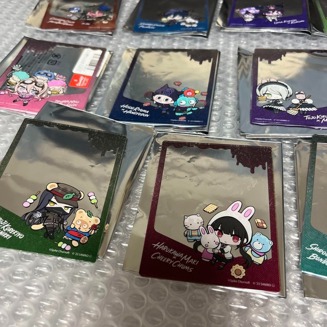 Danganronpa V3 Sanrio Acrylic Card Set Kokichi Shuichi Rantaro Rare Japan