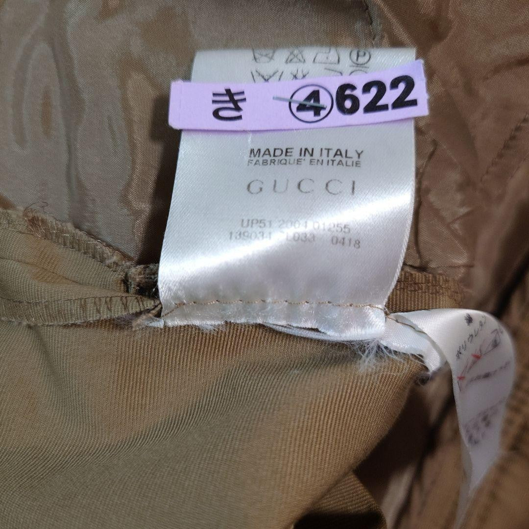 GUCCI beige flare pants F/S from Japan