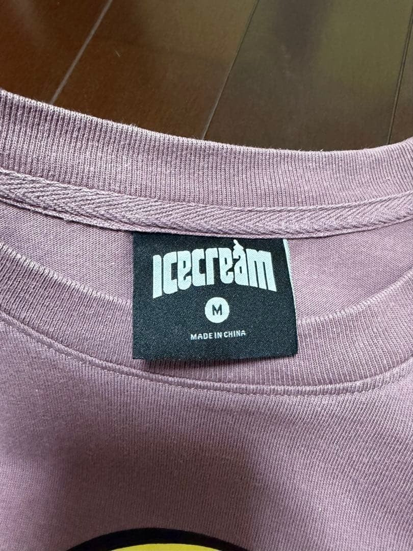 Billionaire Boys Club Ice Cream Swirl Tee M Size Gray Rare Vintage