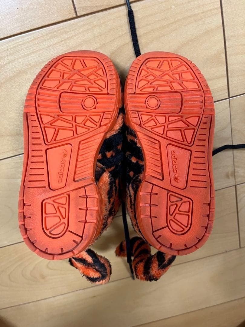 adidas Jeremy Scott Tiger High-Top Sneakers, Kids Size US 7K Made in Indonesia