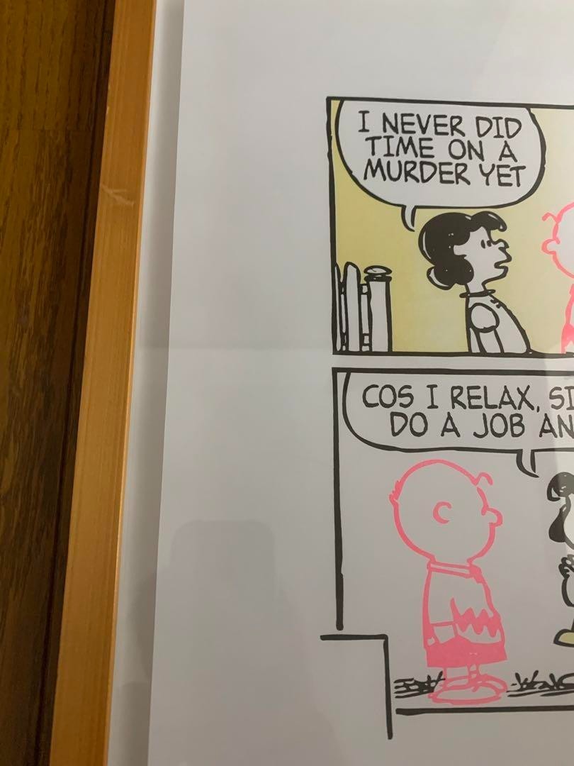Mark Drew Snoopy A3 size Dr. Dre's lyrics