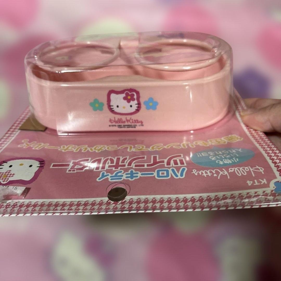 Rare Sanrio Hello Kitty drink holder, made in 1997, car accessory.