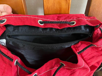 Vintage Pooh Backpack Red 17.7in Cute Retro Collectible Used Japan