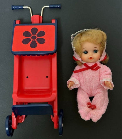 Shiba Manufacturing Co., Ltd. Easy-Care Buggy-chan Baby Doll Showa Retro