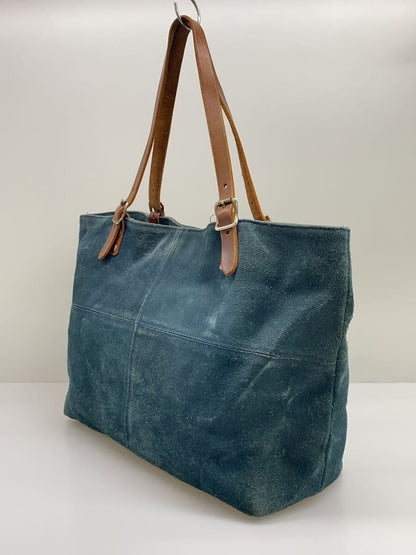 Butler Verner Sails suede bag cowhide blue slightly used from Japan