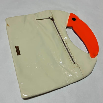 Kate Spade Toucan Bird Summer Clutch Bag enamel leather USED from Japan