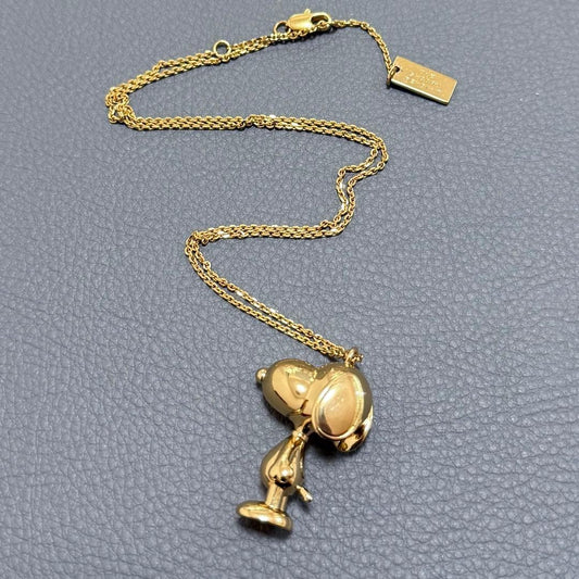 PEANUTS x MARC JACOBS Snoopy Pendant Necklace Rare Collectible