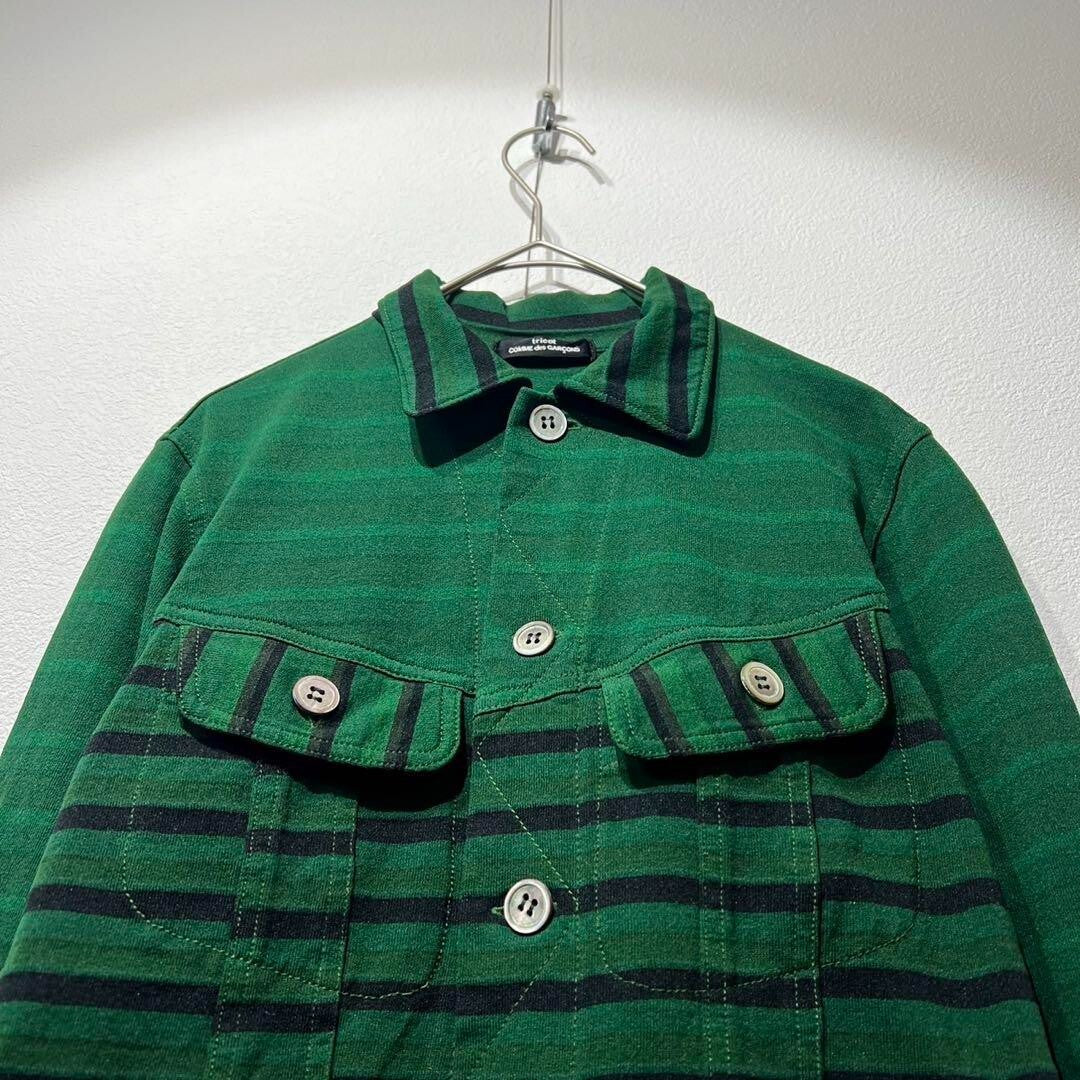 2003 Tricot Comme des Garcons Women's high-quality multi-border jacket Used