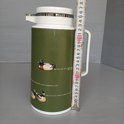 Hobin Zojirushi Green Mallard Illustration