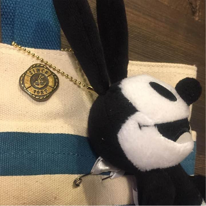 Oswald the Lucky Rabbit tote bag plush keychain Disney Japan TDS limited SK0860