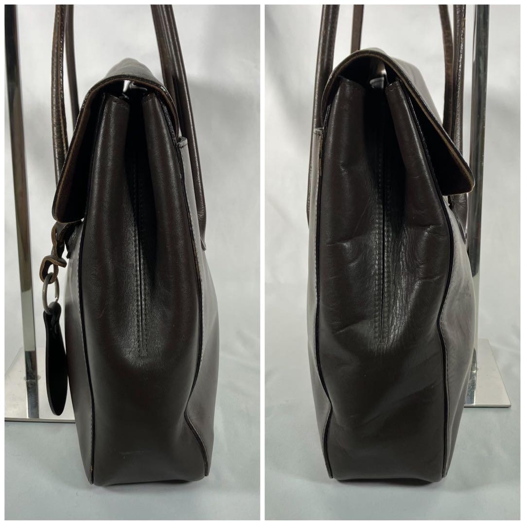 Margaret Howell Genuine Leather Tote Bag Women Rare Model LImited Edition VHTF P