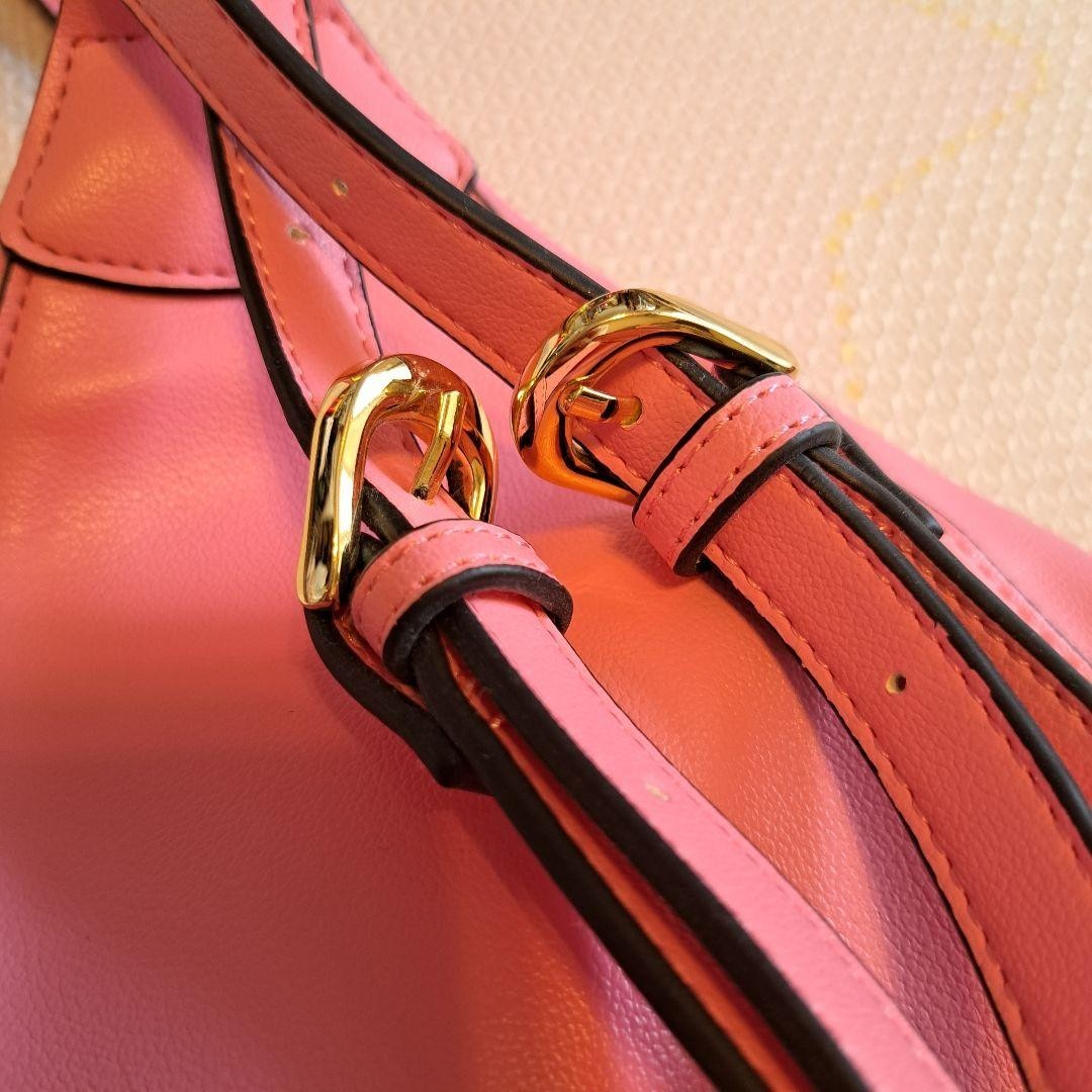 Samantha Thavasa Barbie Pink Leather 2Way Backpack Shoulder Bag Authentic