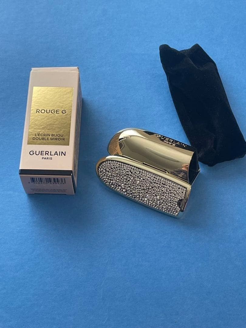 Guerlain Rouge G, lipstick & lipstick Case, SATIN214 & LE STRASSE, Brand new