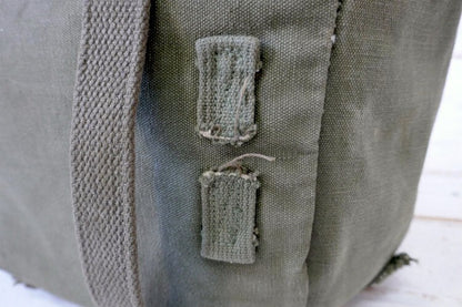 US Army real military M-1945 khaki canvas 40's vintage field cargo pack bag USA