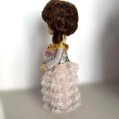 Showa Retro 3 Bottle Dolls, height 21...23cm