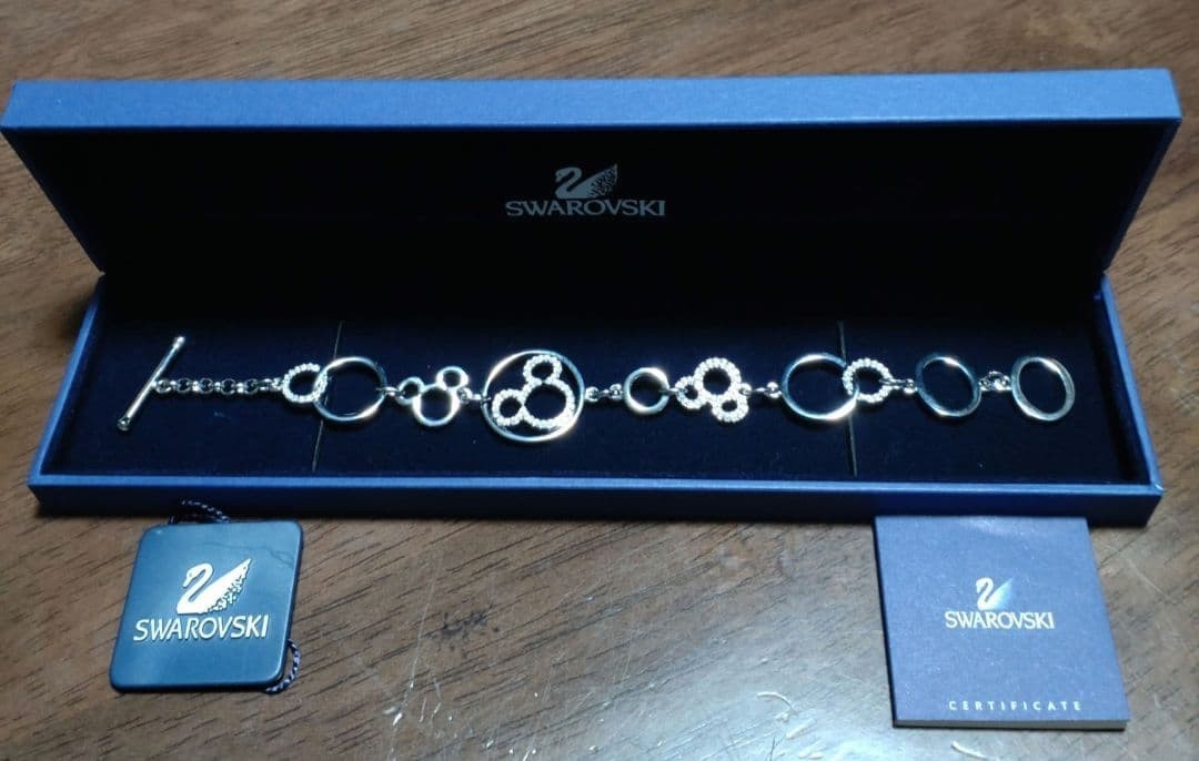Swarovski × Disney Collaboration Mickey Mouse Bracelet with Box 42054