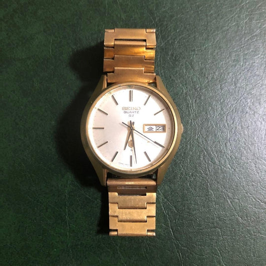 Showa Retro Seiko Quartz QZ A-0923-8000-G Men's