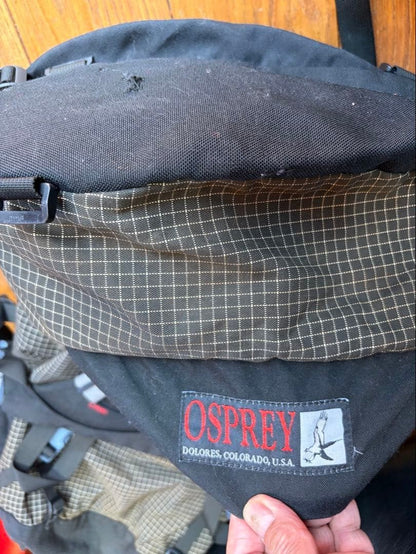 Osprey Kestrel Pro Black/Gray 35L Old Logo With Many Options Rare outdoor Model