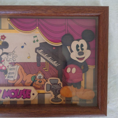 Disney Art Frame Mickey Mouse Vintage