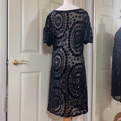 Rare LIMI Feu Yohji Yamamoto Polka Dot Dress Black Women’s FREE SIZE Vintage JP