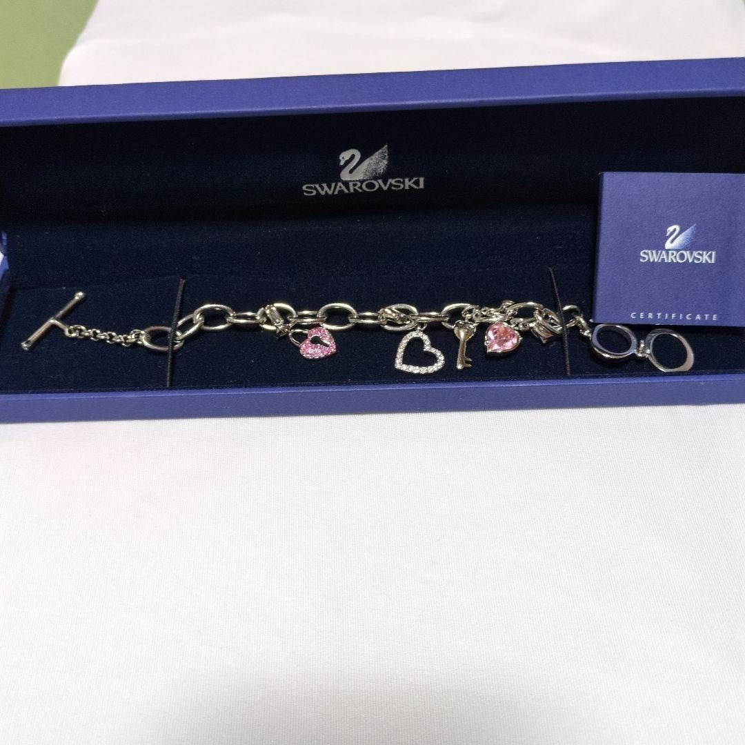 Swarovski Kawaii Pink Heart bracelet Sanrio Genuine Unused Discontinued