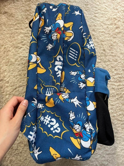 Vans Disney Donald Duck Canvas Backpack Blue Used
