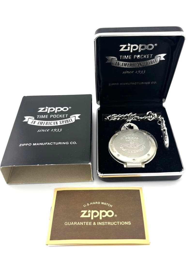 Zippo Time Pocket Watch Chronograph Running 2004 Rare