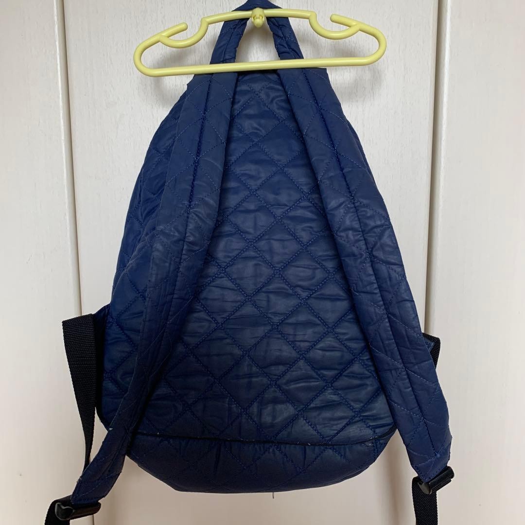 Kate Spade New York Navy Quilted Backpack Stylish Excellent Condition