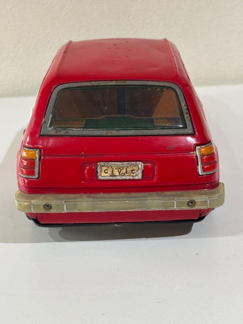 HONDA CIVIC 1970s Showa Retro Tinplate Model