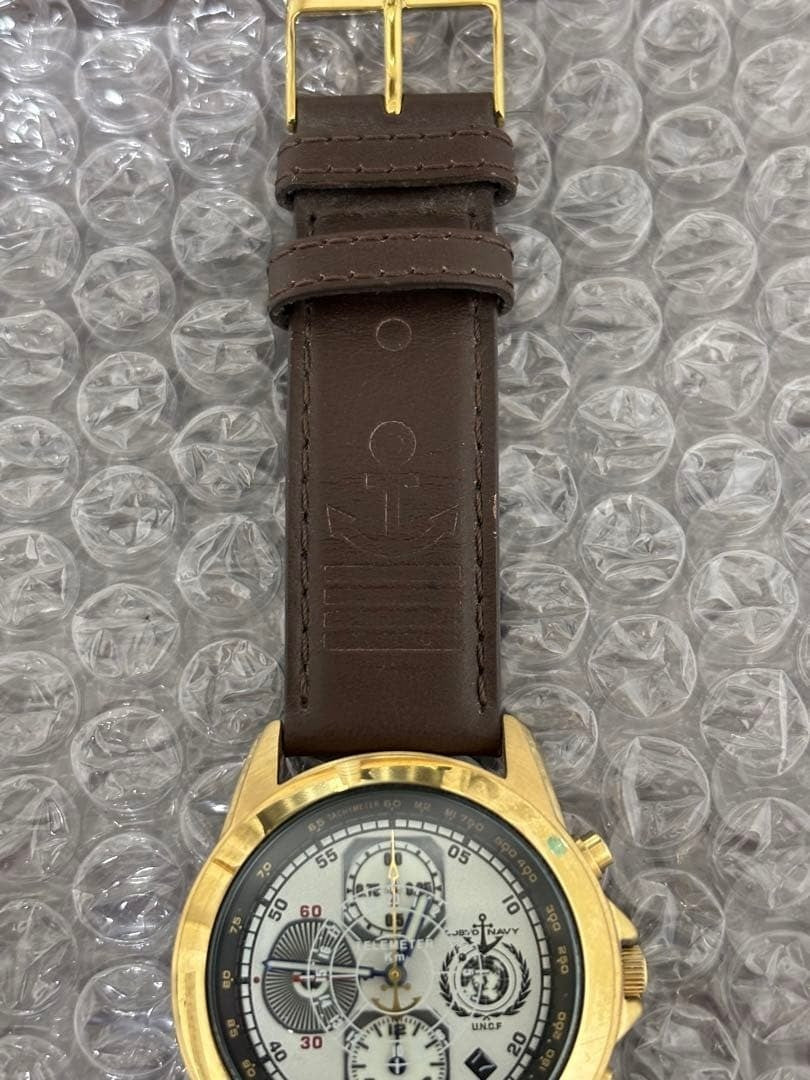 Yamato Chronograph 40th Anniversary Limited 100 Gold Wristwatch Timepiece