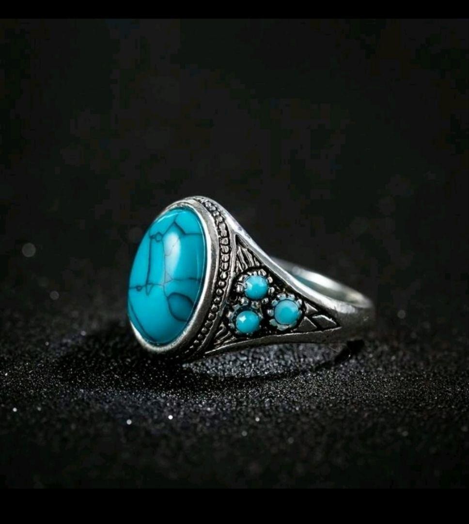 New arrival: Turquoise ring, US Size 6.5