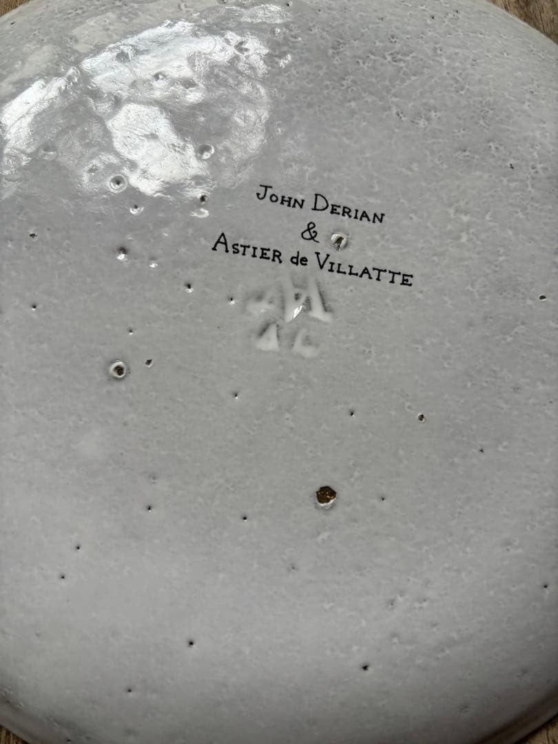 ASTIER de VILLATTE Timepiece Watch Clock Plate 20.5cm John Derian