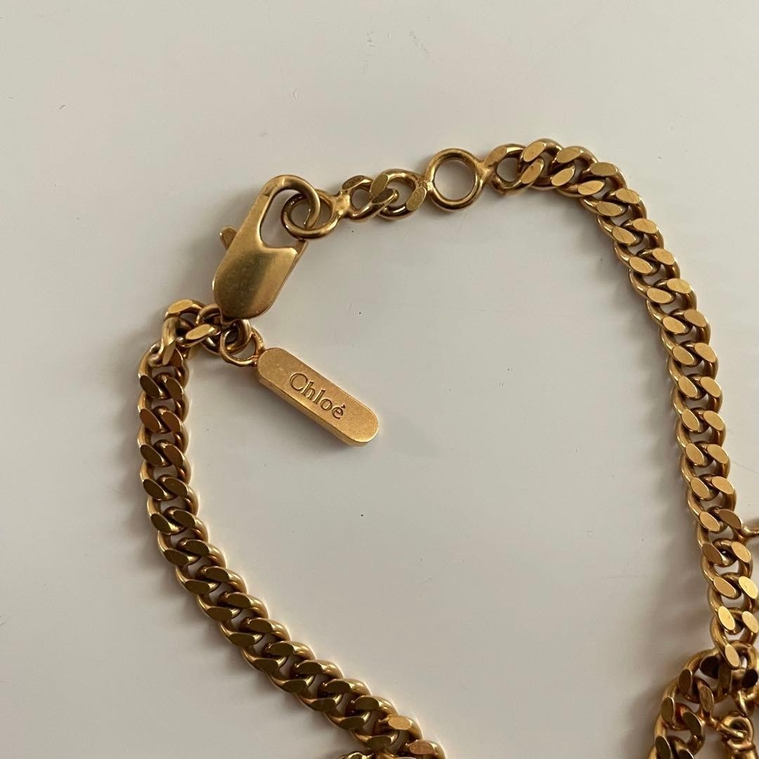 Chloe Gold Charm Bracelet Authentic Jewelry Ready to Use Excellent Condition