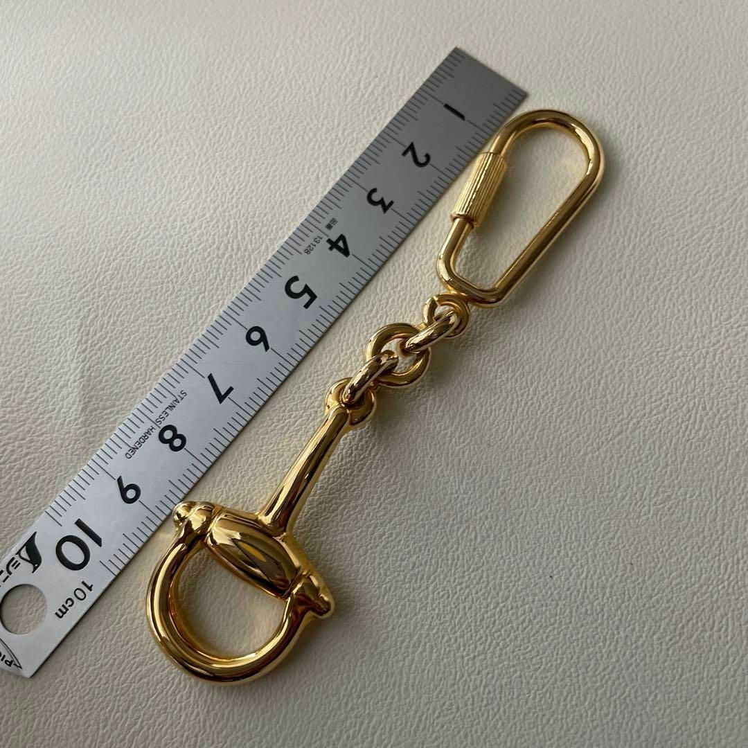 GUCCI Keyring Keychain Bag Charm Gold From Japan 140592K Authentic