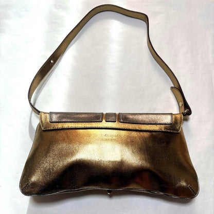 Kate Spade Gold Silver Shoulder Bag