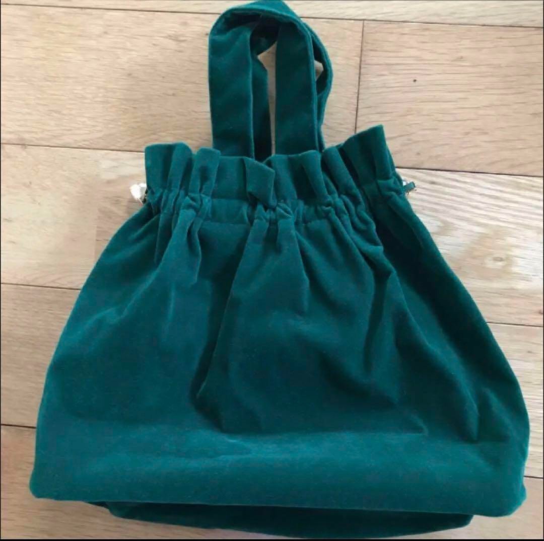 ETRO Green Velvet Mini Bag