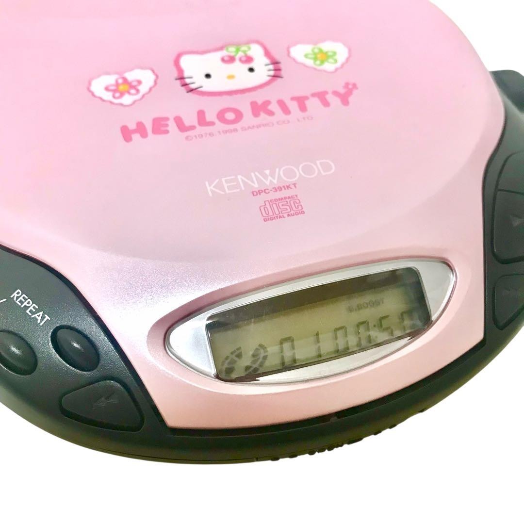 Kenwood DPC-391 Hello Kitty Portable CD Player Pink Sanrio 1990s Boxed