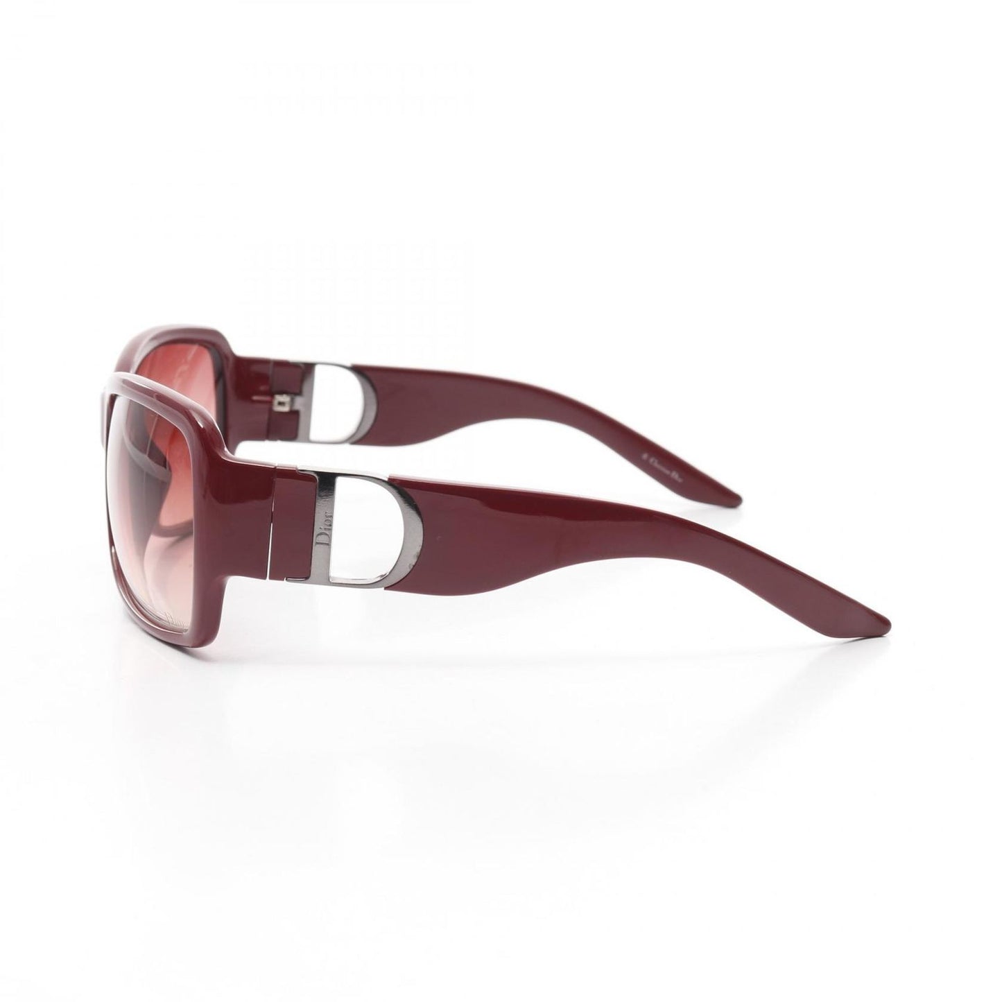Christian Dior DIOR DAY1 Sunglasses Eyewear Plastic Bordeaux Used Women