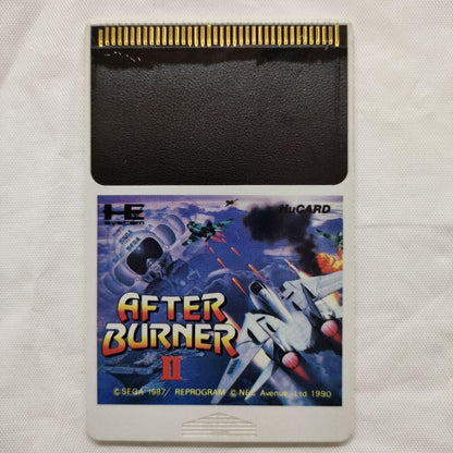 Tested and working: PC Engine After Burner II (HuCard version) - Shooting game