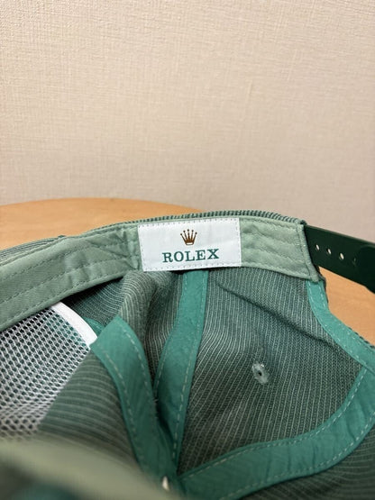 Rolex Green Corduroy hat adjustable Cap