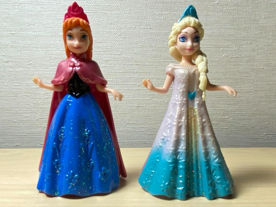 Magic Clip Disney Princess 9pcs Set Mattel DressUp Dolls
