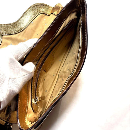 Kate Spade Gold Silver Shoulder Bag