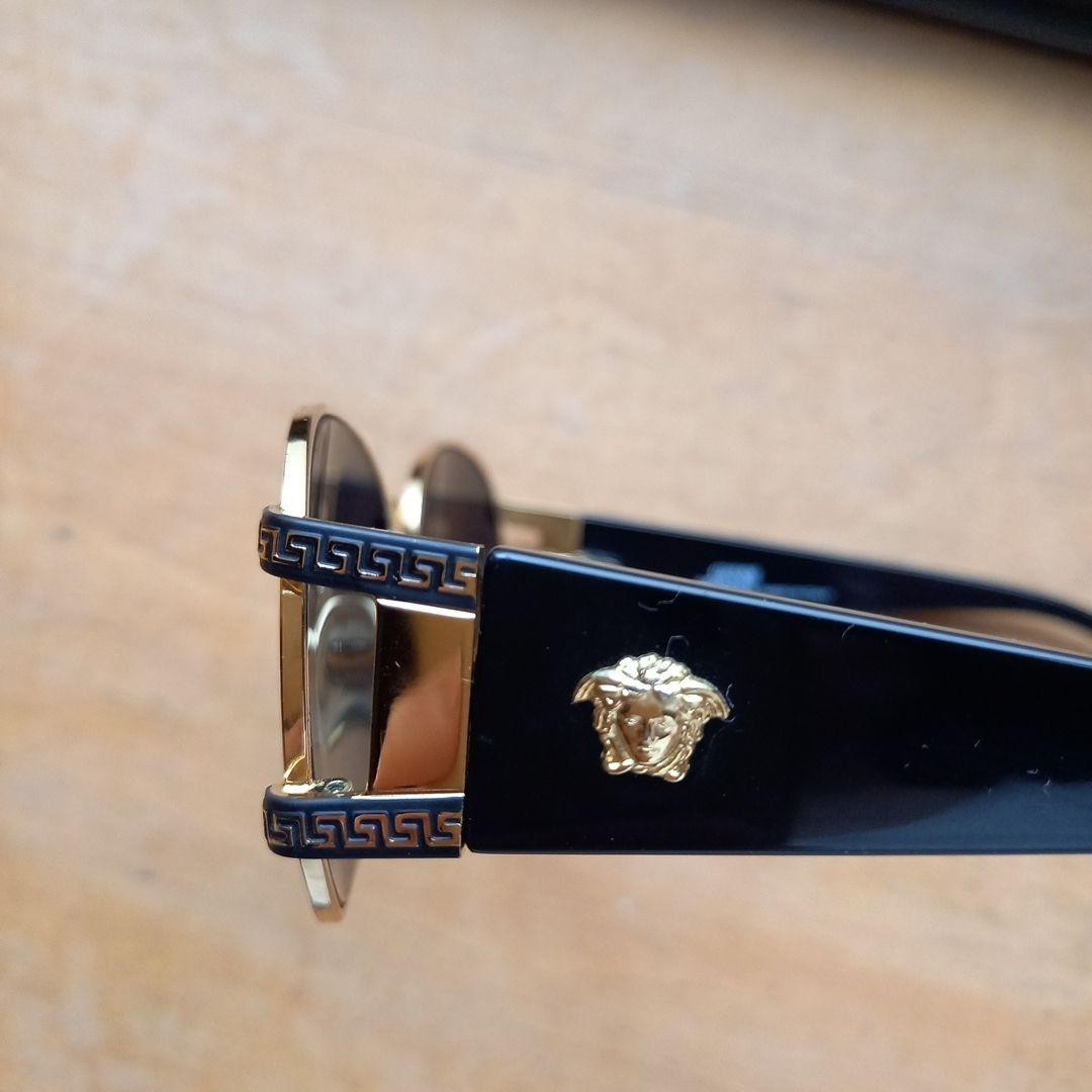 GIANNI VERSACE Mod S61 Col.14L Sunglasses Gold Medusa Vintage 90's
