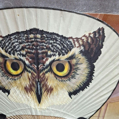 Gucci owl Bamboo Fan Uchiwa Japan Limited rare from japan