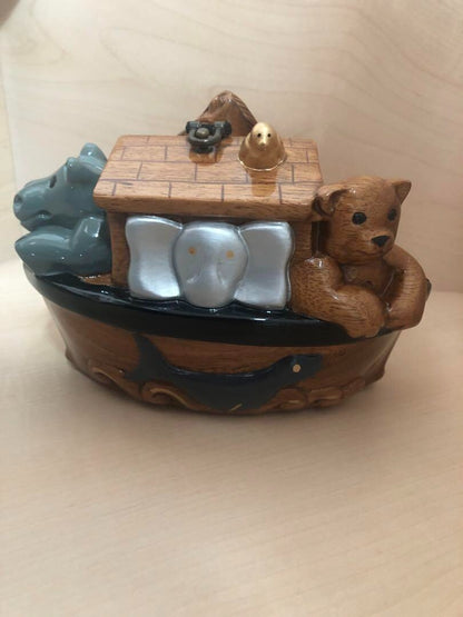 Timmy Woods Noah's Ark Beverly Hills Vintage ANIMALS BOAT Rare