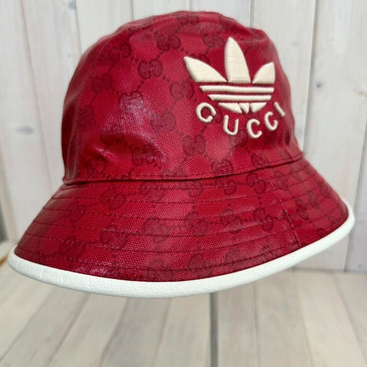 GUCCI × adidas Gucci Adidas Bucket Hat Red